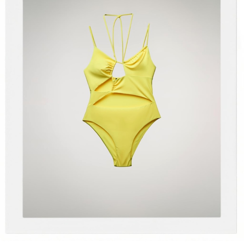 Zara yellow one piece